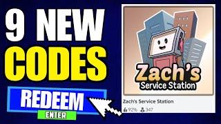 ROBLOX ZACH'S SERVICE STATION CODES 2024!! | BE QUICKLY |