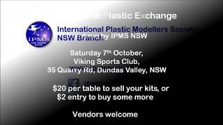 IPMS NSW Plastic Exchange - 2nd hand model kit sale