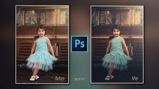 Photoshop CC Tutorial: Outdoor Portrait Edit (Child)