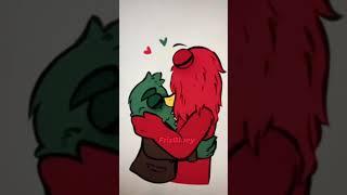 Don’t hug me I’m Scared || Red Guy x Duck Guy #shorts