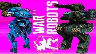 War Robots Боевые Роботы#41 Мультробот Битва Boa, Golem, LEO, GRIFFIN NATASHA новичкам много оружия