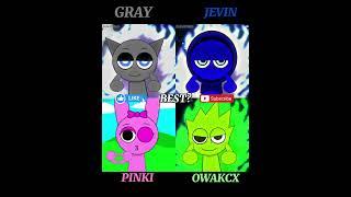 Gray or Jevin or Pink or OWAKCX | incredibox sprunki #edit #shorts #fyp #sprunki #sprunkiincredibox