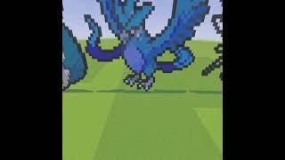 Minecraft Pixel Articuno Sprite 144 #minecraft #pokemon #pixel #pixelart