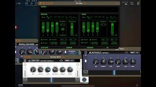 OPL FM Synth - Eventide Blackhole - Mangledverb - Ultratap - Fun with Sound Design - iPad Demo