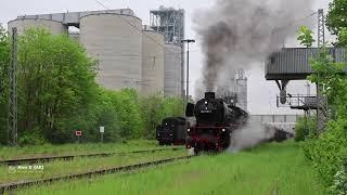 Almost like year 1974: German steam engine 042 018-2 highball with 1100ts