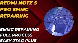 Redmi Note 5 Pro Emmc Repairing Full Process | Redmi Note 5 Pro Hang On Logo Repairing EasyJtag plus