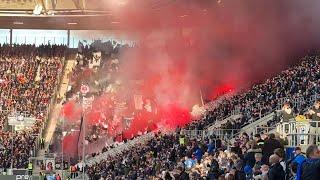 15.000 Eintracht Frankfurt Fans Pyro + Bengalos in Hoffenheim 26.01.2025