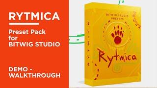 Bitwig Preset Pack RYTMICA - Organic Pulsing Arpeggio Patches
