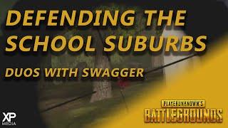 Defending the School Suburbs - MTBtrigger PUBG Duos Gameplay ft. Swagger