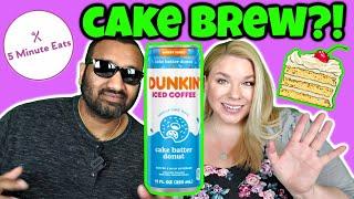 Dunkin' Iced Coffee Bakery Series Cake Batter Donut Review