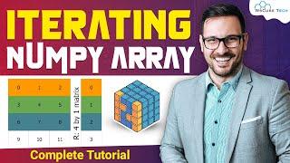 Iterating NumPy Arrays - Learn Numpy Iteration Function | Python Numpy Tutorials - In English