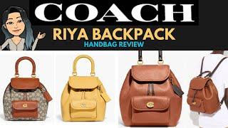 COACH RIYA BACKPACK REVIEW  NEW at Coach? Coach Addicts Coach Handbags