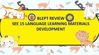 LANGUAGE LEARNING MATERIALS DEVELOPMENT