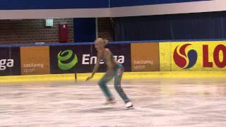 20 Alina MILEVSKAIA (UKR) - ISU JGP Baltic Cup 2011 Junior Ladies Free Skating