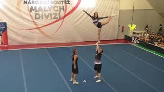 A-STYL DRAGONS ÁĎA A ALEŠ Partner Stunts Coed Senior Premier at MMD 2018