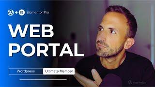  How to create a WEB Portal | WordPress & Elementor Pro