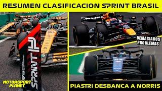 COLAPINTO y CHECO SUFREN en BRASIL PIASTRI APARECE y DESBANCA a NORRIS BEARMAN Y LAWSON BRILLAN