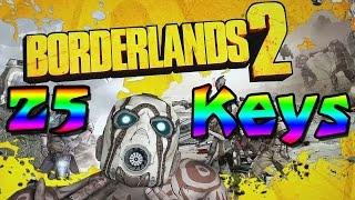 Borderlands 2!! - 25 GOLDEN KEYS!! "SHiFT Code"