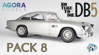 Agora Models 007 Aston Martin DB5 from James Bond No Time To Die 1:8 scale diecast pack 8 build