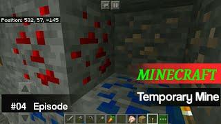 MINECRAFT #4 Episode Temporary Mine |that boy|