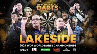  LIVE: 2024 WDF Lakeside World Darts Championship • Day 4 Evening Session