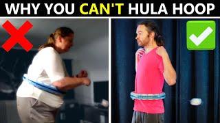 Pro Teaches Beginner How To Use Smart Weighted Hula Hoop (Before And After)