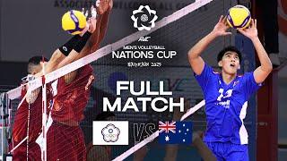 Chinese Taipei vs. Australia - Playoffs | AVC Men's Nations Cup 2025