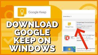 How to Download Google Keep on Windows 2023?