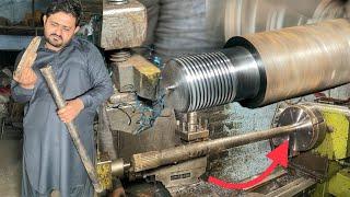 An Amazing Technical Repairing of Broken Truck Axle With Using Thread Method