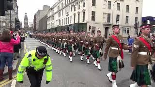 2 SCOTS The Royal Highland Fusiliers Parade Glasgow