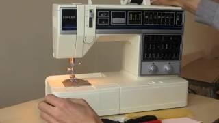 Singer Symphonie 300 model 6268 Nähmaschine Sewing machine Швейная машина test