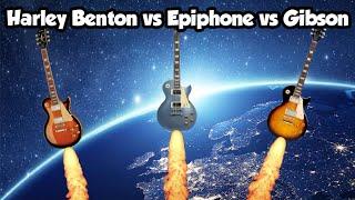 Harley Benton 450 SC vs Epiphone Les Paul Standard vs Gibson Les Paul Standard 50's