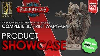 SHOWCASE | Kickstarter Titan-Forge Miniatures Bloodfields 3D Printable Wargame |  |