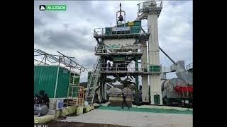 ALLTECH ASPHALT BATCH MIX PLANT OF CAPACITY 160 TPH MODEL "UNIBLACK2000" WITH RAC