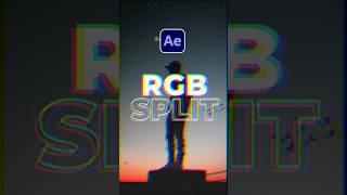 RGB Glitch Splitting Effect in After Effects #aftereffects