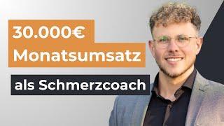 Update: Schmerzcoach David knackt 30k Monatsumsatz | Luminate Erfahrungsbericht