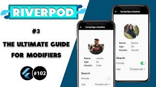 Flutter Tutorial - Riverpod - 3/3 The Complete Guide For Modifiers