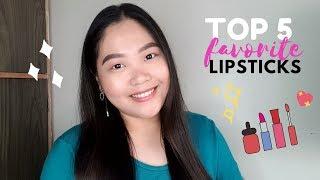 My Top 5 Favorite Lipsticks & Tints | Christina Morgan