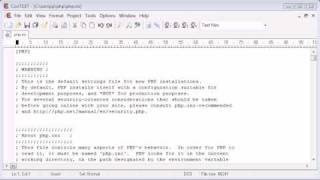Beginner PHP Tutorial - 7 - The php.ini File