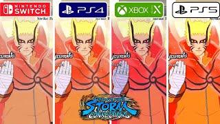 Naruto X Boruto Ultimate Ninja Storm Connections PS4 vs PS5 vs Series X vs Switch Graphic Comparison