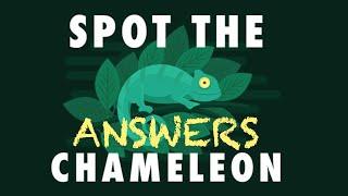 'Spot the Chameleon' Quiz Answers | Can You Spot the Chameleon? | Quiz Diva