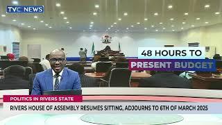 Rivers House Of Assembly Resumes Sitting, Adjourns To 6th Of March 2025