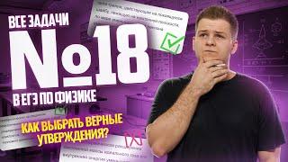 ВСЕ типы 18 задания ЕГЭ физика: теоретические утверждения | Умскул