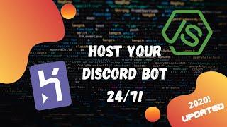 HOST YOUR OWN DISCORD.JS BOT 24/7! - 2021