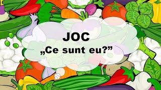 Ce sunt eu? | Joc interactiv cu fructe și legume