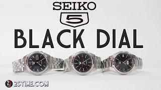 SEIKO 5 Series BLACK Dial | Classic Style Watch Unde 200$