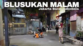 Kehidupan Malam Didalam Pemukiman Padat Jakarta Barat | Real Life In Jakarta Indonesia