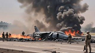 Today! 40 British AV-8B Harrier fighter jets were hit by Russian missiles in the skies over Ukraine