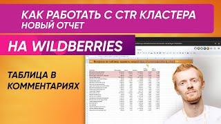 Как вычислить CTR кластера и оптимизировать авторекламу на Wildberries