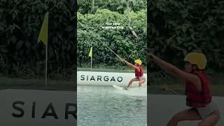 Wakeboarding in Siargao  for the first time